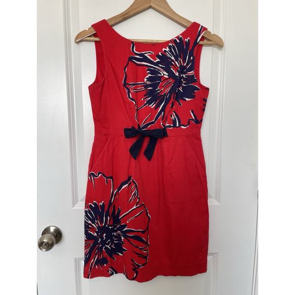 Lilly Pulitzer Dresses & Skirts - LILLY PULITZER Evie Shift Dress Americana Floral Preppy Classic Women's Size 4